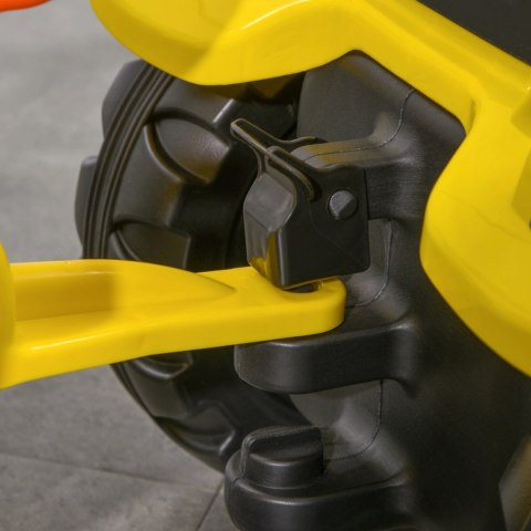 TRAKTOR NA PEDAŁY Z PRZYCZEPĄ DLA DZIECI POJAZD BUDOWLANY